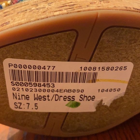 Nine West Wedges size 7.5 - Picture 8 of 8